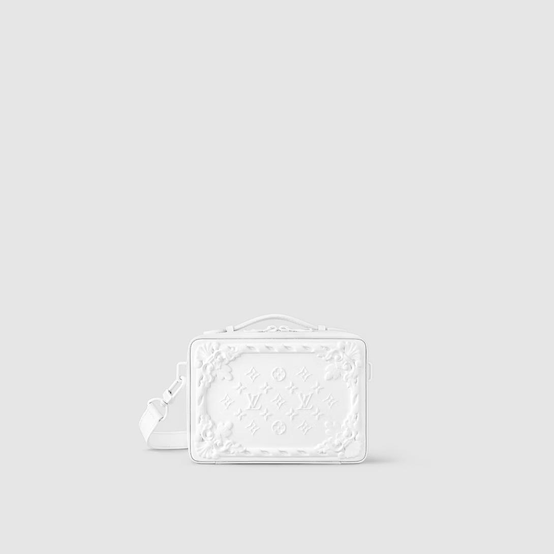 Túi Louis Vuitton Handle Soft Trunk Nam Trắng